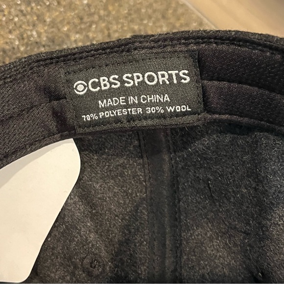 NEW! CBS Sports wool-blend ball cap, adjustable - Picture 4 of 4